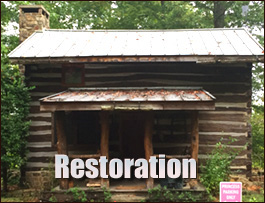 Historic Log Cabin Restoration  Iron Gate, Virginia